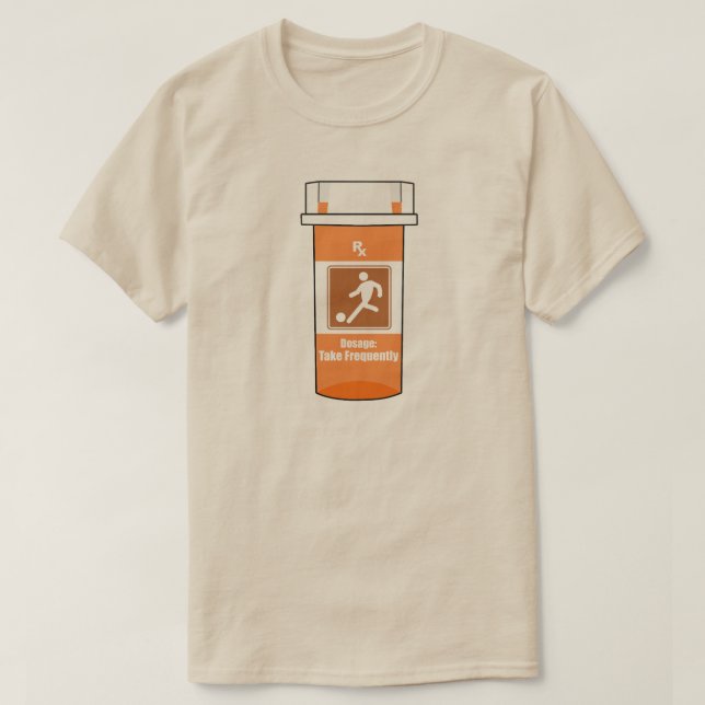 T-shirt Le Football Est Ma Drogue (Design devant)