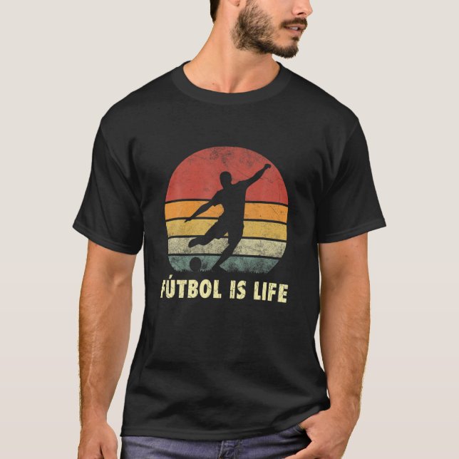 T-shirt Le football est Vintage (Devant)