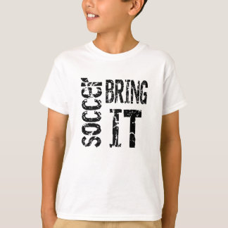 T-shirt Le football lui amènent les enfants unisexes pièce
