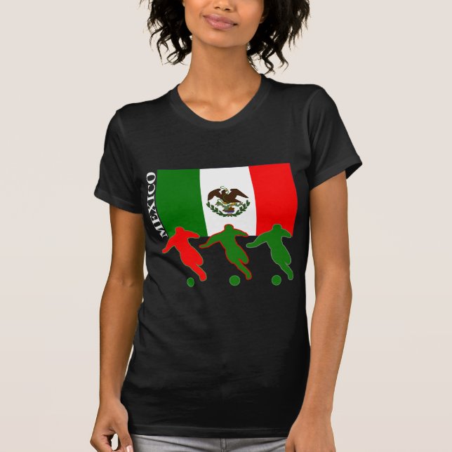 T-shirt Le football Mexique (Devant)