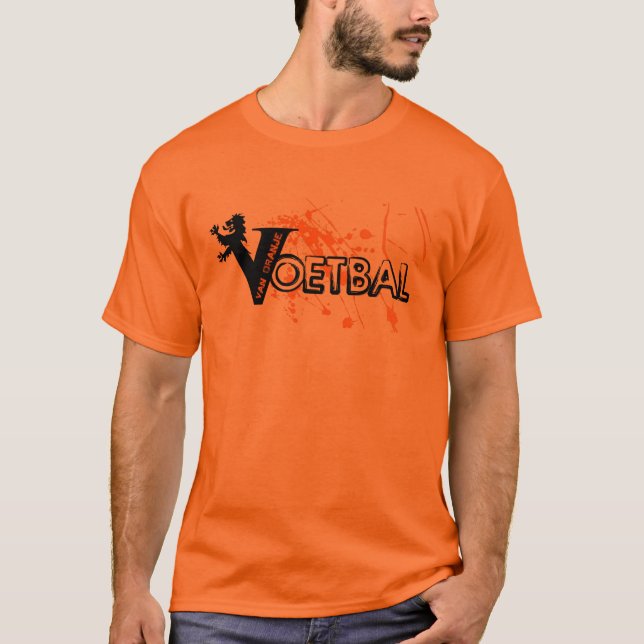 T-shirt Le football néerlandais (Devant)