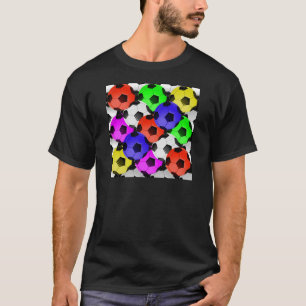 T-shirt Le football ou le football américain multicolore