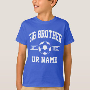 T-shirt Le football personnalisé de frère
