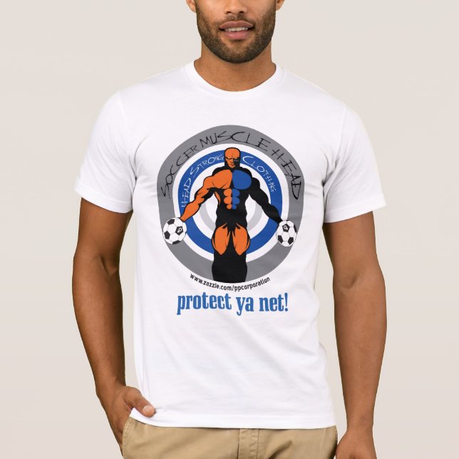 T-shirt Le football principal de muscle (Devant)