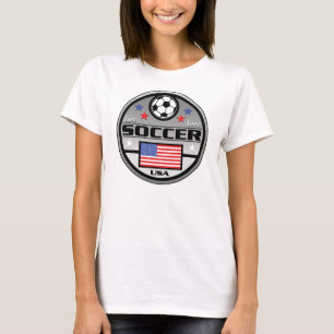 T-shirt Le football vivant Amérique d'amour