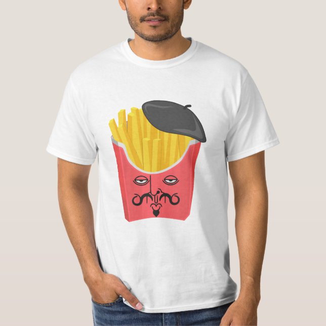T-shirt Le French Fries de France (Devant)