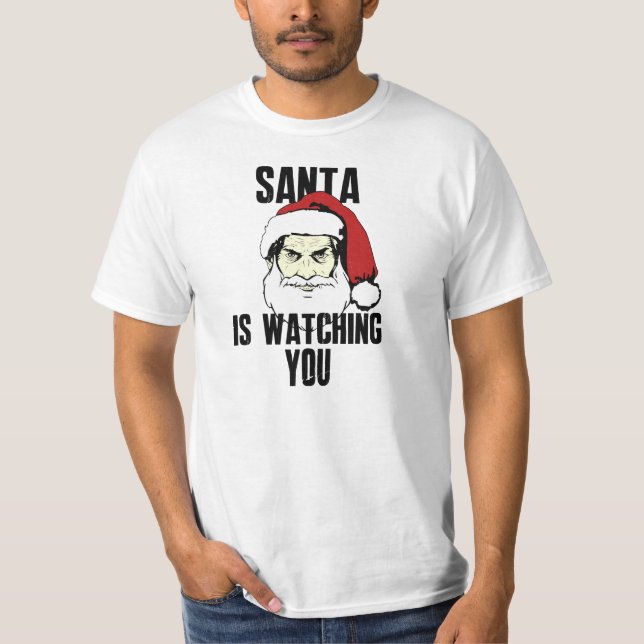 T-shirt Le frère le père noël vous observe (Devant)