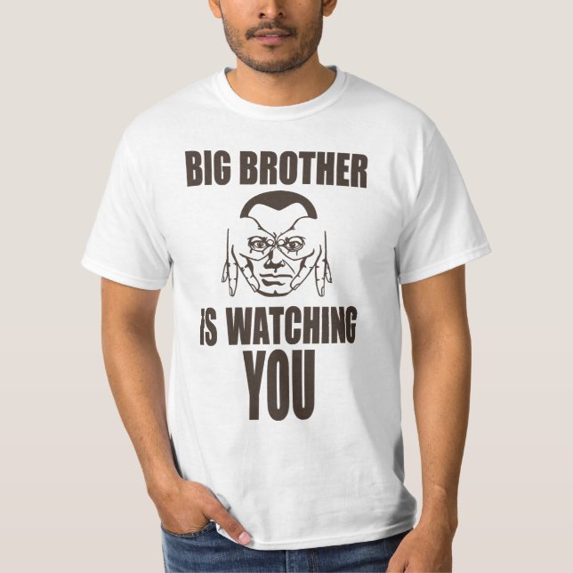 T-shirt Le frère vous observe (des verres de doigt) piquer (Devant)