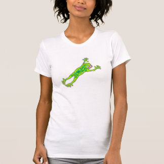 T-shirt Le froggy w/text de Friggin soutiennent dessus