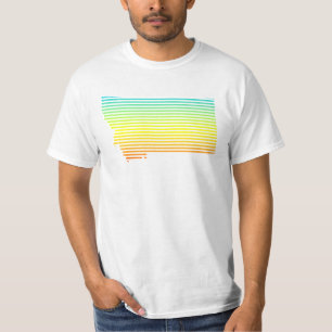 T-shirt le froid du Montana se fanent