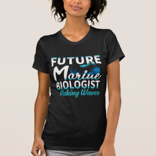 T-shirt Le futur biologiste marin fait des vagues