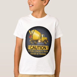 T-shirt Le futur chauffeur de camion concret badine le