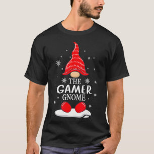 T-shirt Le Gamer Gnome Matching Family Christmas Pajamas