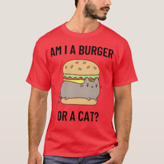 T-shirt Le garçon Burger Cat