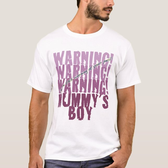 T-shirt Le garçon de la maman (Devant)