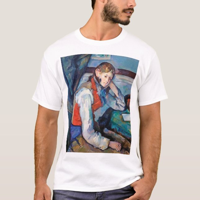 T-shirt Le Garçon de la Veste Rouge, Cezanne (Devant)