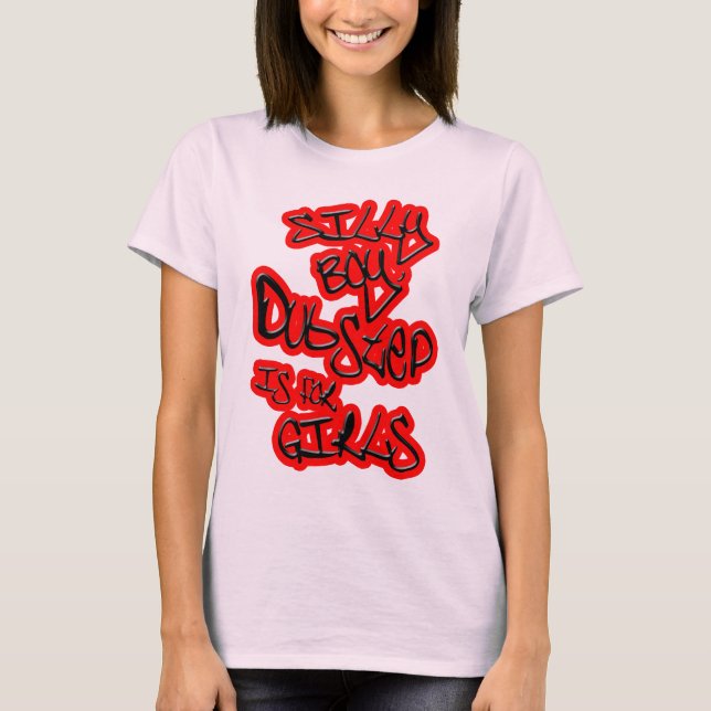 T-shirt le garçon idiot Dubstep est pour la chemise de (Devant)