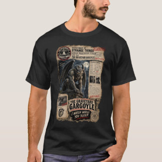 T-shirt Le Gargouille du Cimetière – Je Regarde Pendant Qu