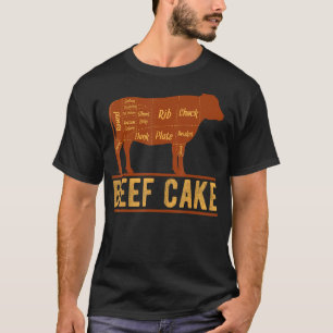 T-shirt Le Gâteau De Boeuf Est La Nourriture Que J'Ai Bouc