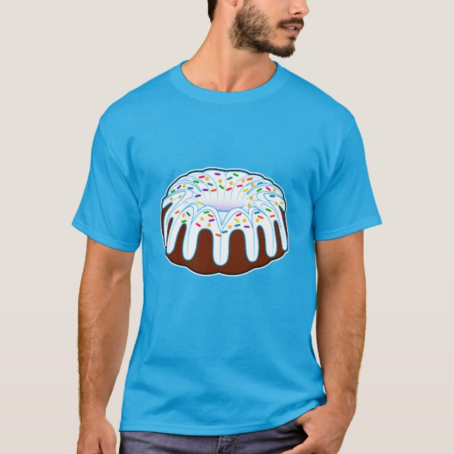 T-shirt Le gâteau de Bundt avec arrose (Devant)