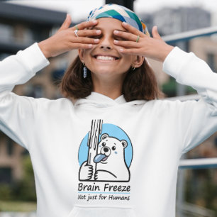T-shirt Le gel du cerveau pas seulement pour les humains