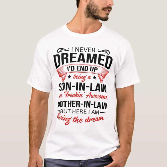 T-shirt Le gendre d'une belle-mère mondaine (Devant)