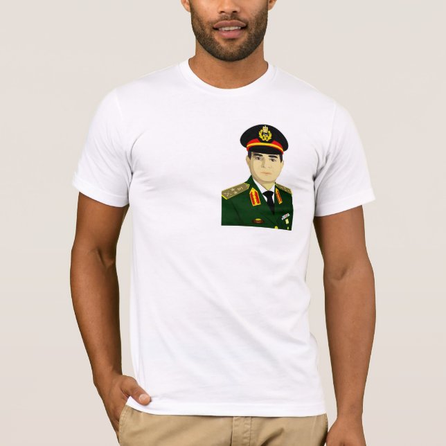 T-shirt Le Général Abd-EL-Fatah Al-Sissi (Devant)