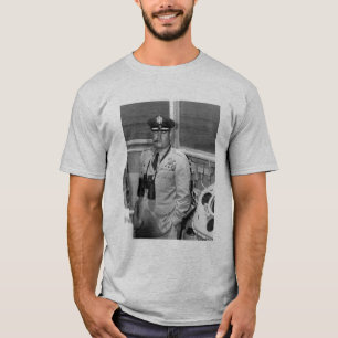 T-shirt Le Général Curtis Lemay et citation - gris