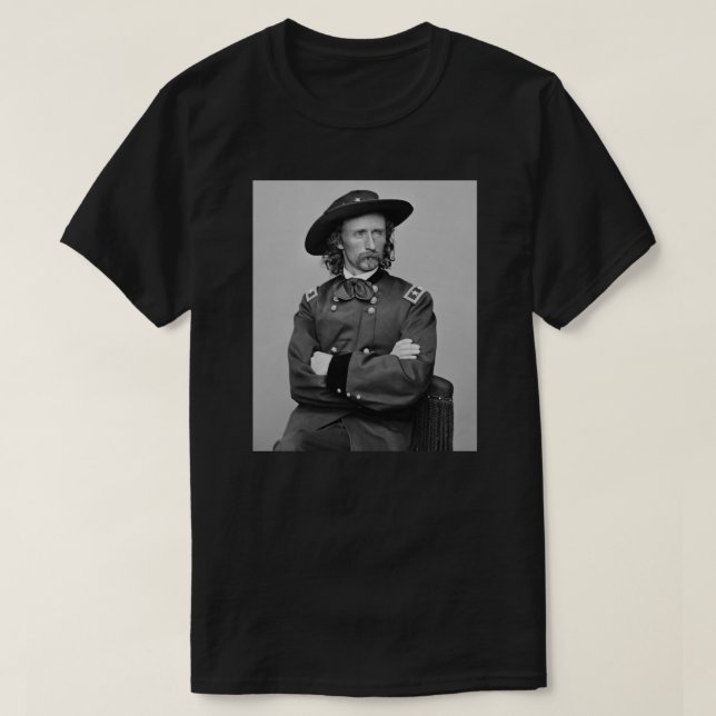 T-shirt Le Général George Armstrong Custer (Design devant)