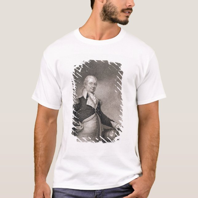 T-shirt Le Général principal Henry Knox (1750-1806) gravé (Devant)