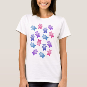 T-shirt Le genre drôle de nounours croulant indiquent la