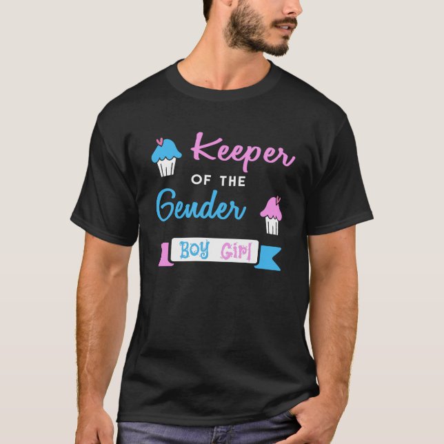 T-shirt Le genre indiquent le gardien de la fille de (Devant)