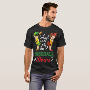 T-shirt Le genre mignon de base-ball ou d'arcs indiquent