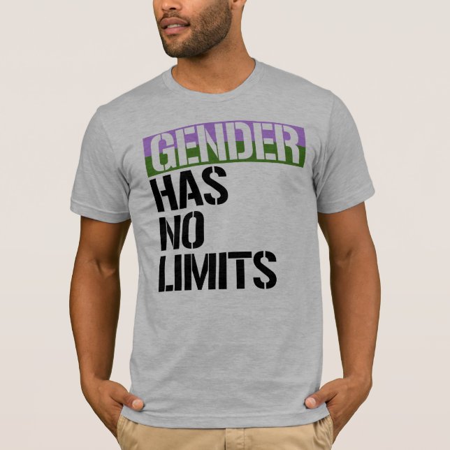 T-shirt - Le genre n'a aucune limite - - droites étranges (Devant)