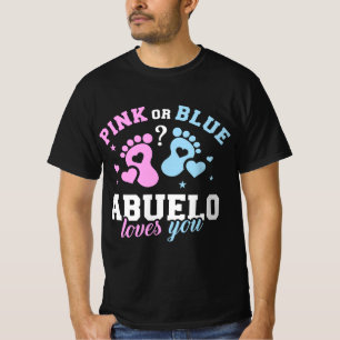 T-shirt Le genre révèle abuelo grand-pa
