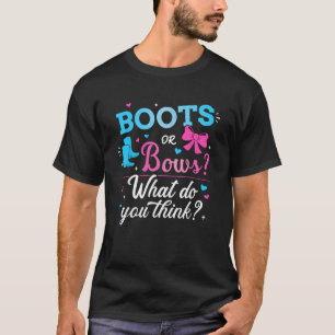 T-shirt Le genre révèle des bottes ou des arcs ce que vous