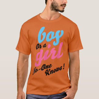 T-shirt Le genre révèle des cadeaux garçon ou fille, perso