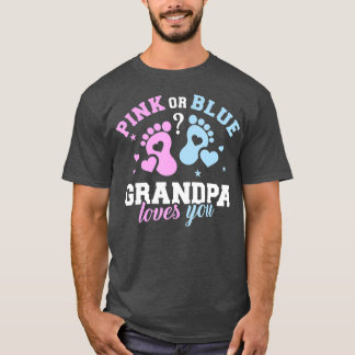 T-shirt Le genre révèle grand-père