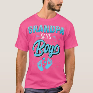 T-shirt Le genre révèle grand-père dit Garçon bébé jumeler