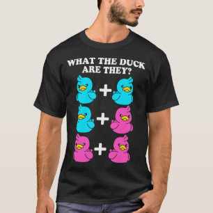 T-shirt Le genre révèle les jumeaux Ce que sont les canard