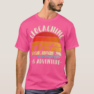 T-shirt Le géocaching est l'aventure