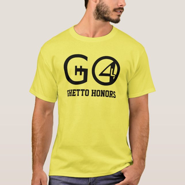 T-shirt Le ghetto honore la chemise (les couleurs claires) (Devant)