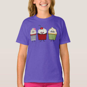 T-shirt Le glaçage de famille de petit gâteau arrose le