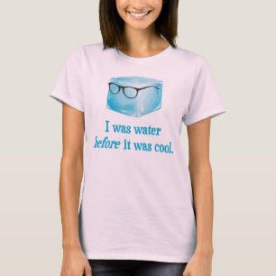 T-shirt Le glaçon de hippie était l'eau avant qu'il ait