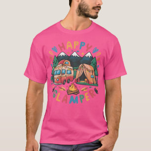 T-shirt Le Glamping Est Comme Le Camping Avec Le Style Drô