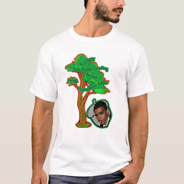 T-shirt Le gland ne tombe pas loin de l'arbre (Devant)