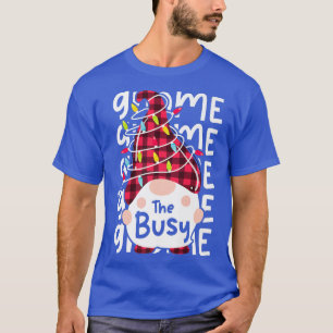 T-shirt Le Gnome Occupé Matching Famille Drôle Noël Lig