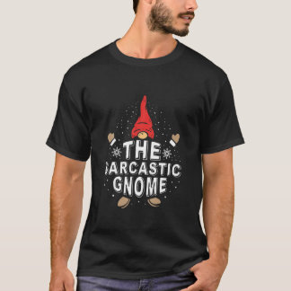 T-shirt Le Gnome Sarcastique drôle Famille de jumelage Chr