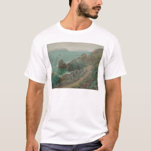 T-shirt Le Golden Gate de la falaise d'océan (1154)