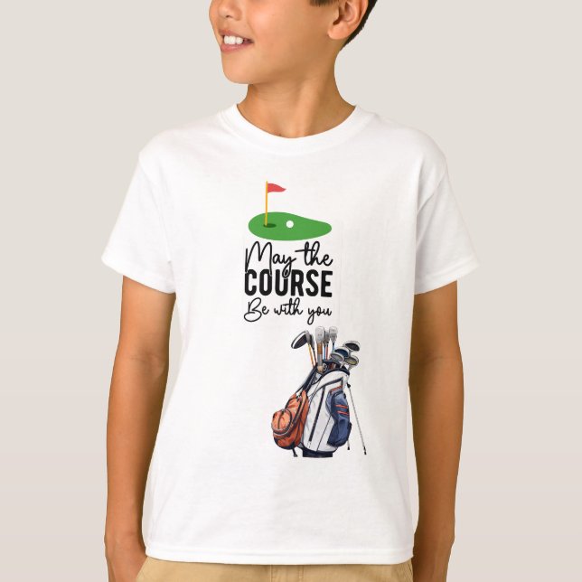 T-shirt Le golf peut être avec vous (Devant)